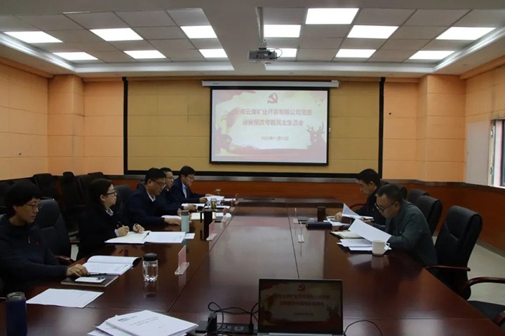 【聚焦云煤】云煤（鉴黑担保网(jhdbw)·最具权威唯一维权担保平台）集团党委副书记、工会主席王鑫到云煤矿业公司领导巡察整改专题民主生涯会
